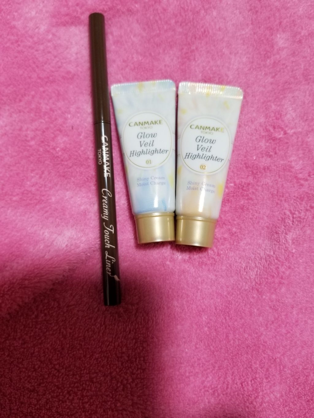 グロウヴェールハイライター/キャンメイク/クリームハイライトを使ったクチコミ（2枚目）
