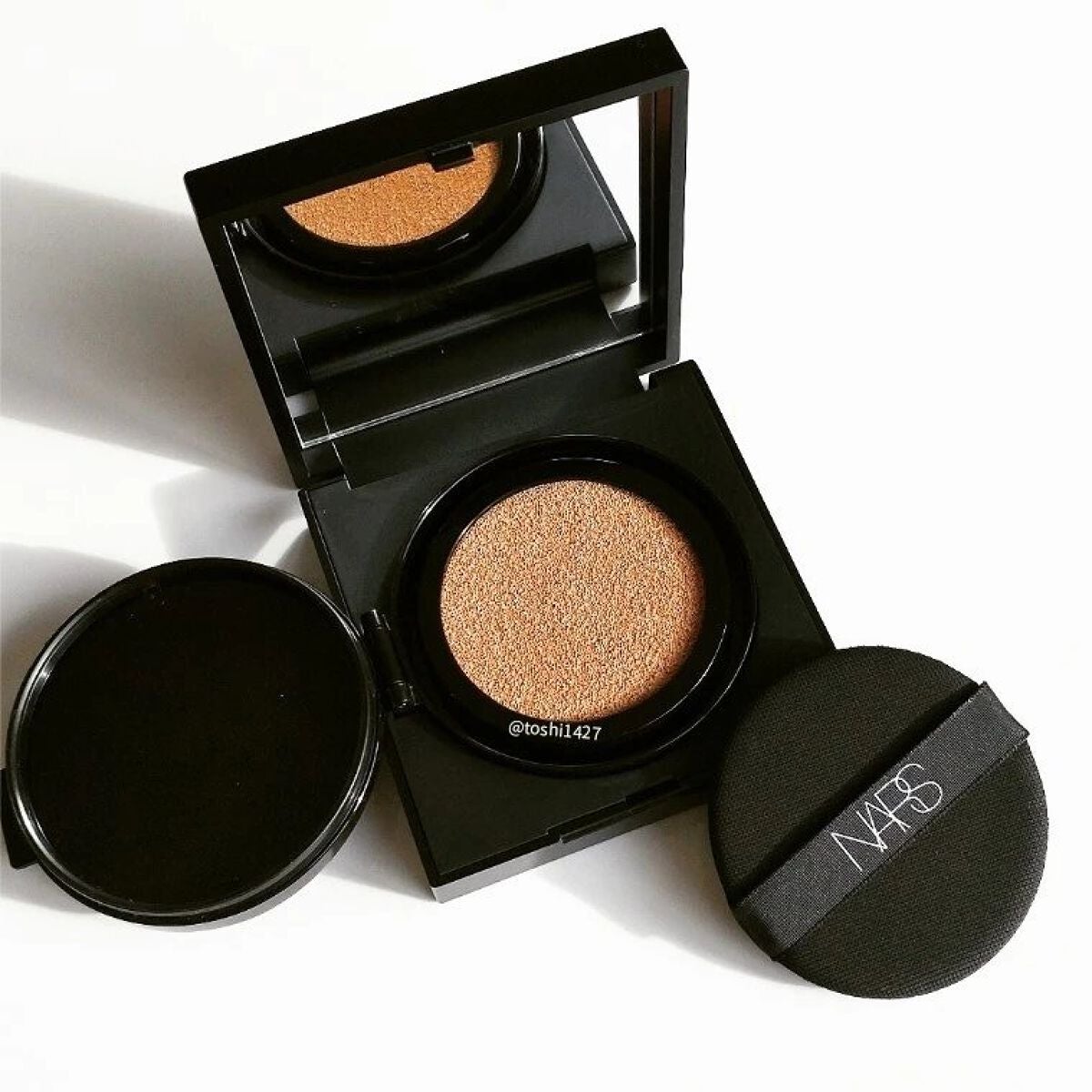 ナチュラルラディアント ロングウェア クッションファンデーション/NARS/クッションファンデーションを使ったクチコミ(2枚目)