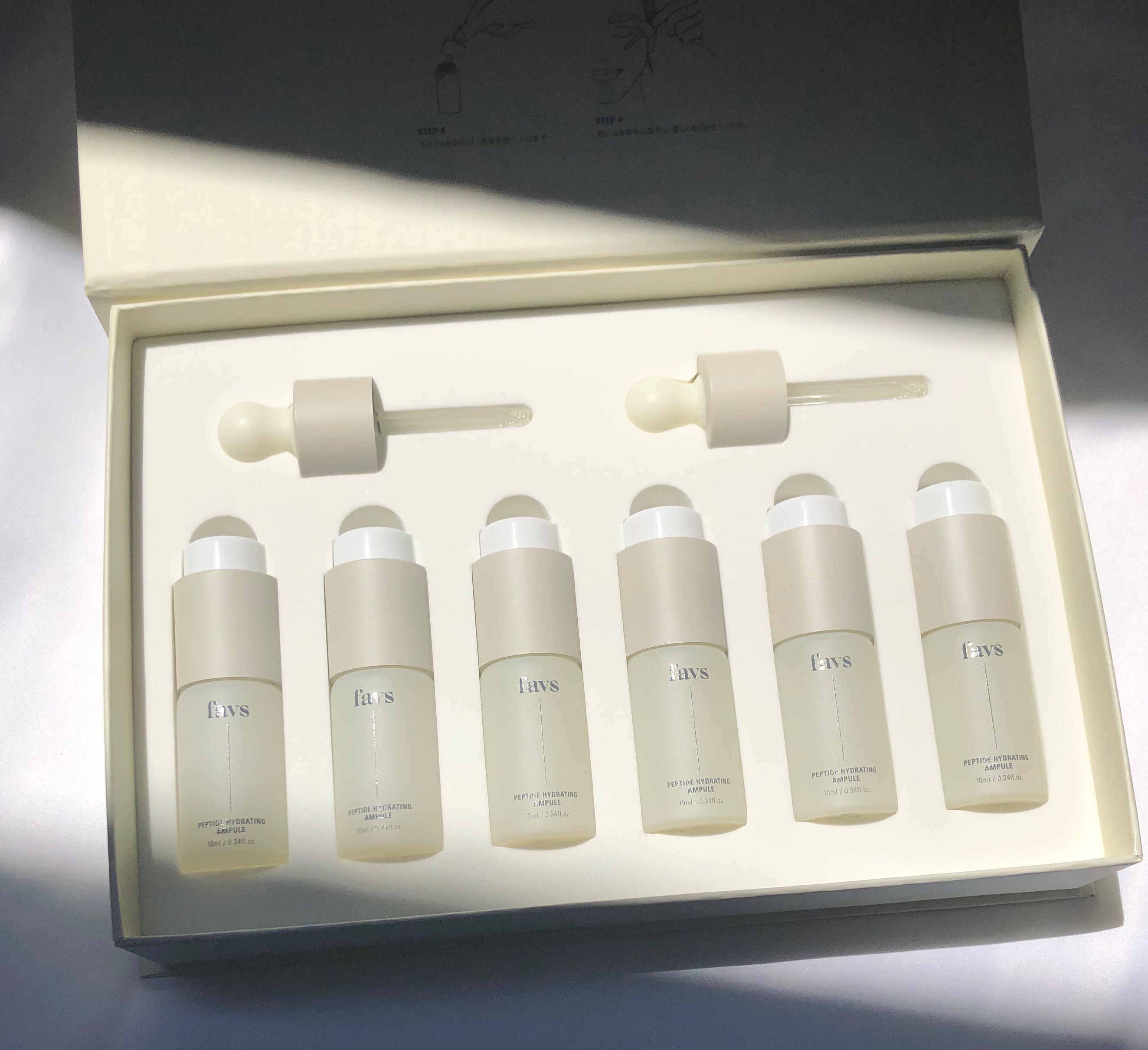 ペプチドハイドレーティングアンプル 6ea/favs/美容液を使ったクチコミ（1枚目）