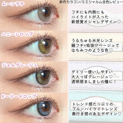 mimi charme 1day/mimi charme/ワンデー(1DAY)カラコンを使ったクチコミ(4枚目)