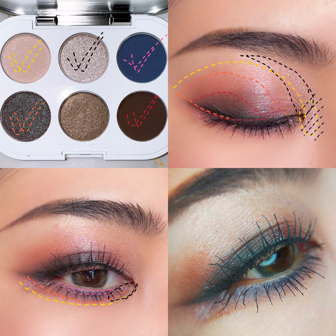 コネクト イン カラー アイシャドウ パレット × 6/M・A・C/アイシャドウパレットを使ったクチコミ(5枚目)
