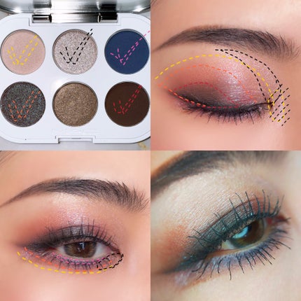 コネクト イン カラー アイシャドウ パレット × 6/M・A・C/アイシャドウパレットを使ったクチコミ(5枚目)