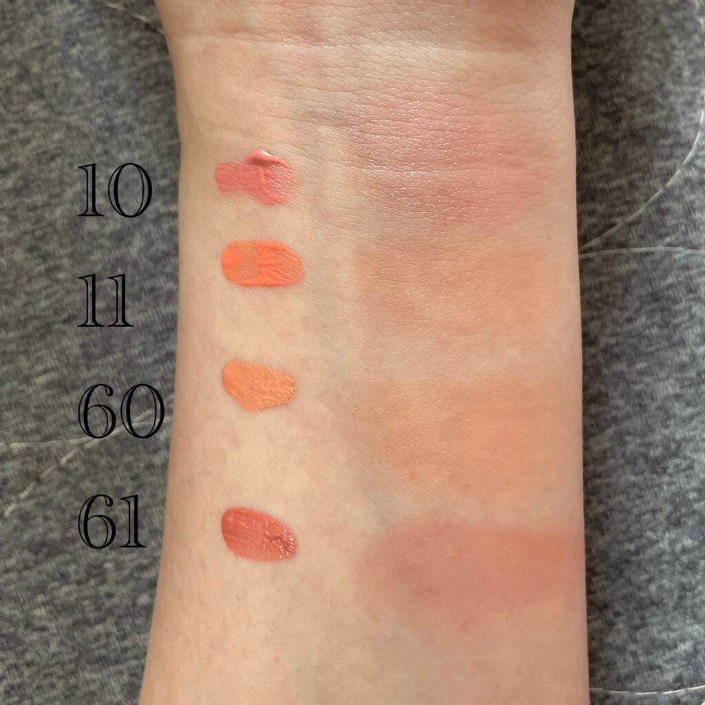 ミニブラッシュキット/AMUSE/リキッドチークを使ったクチコミ(2枚目)