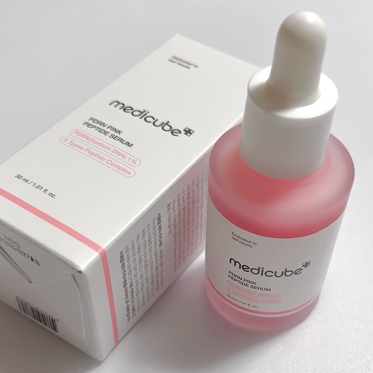 PDRNピンクアンプル PDRN 10,000ppm配合/MEDICUBE/美容液を使ったクチコミ（1枚目）
