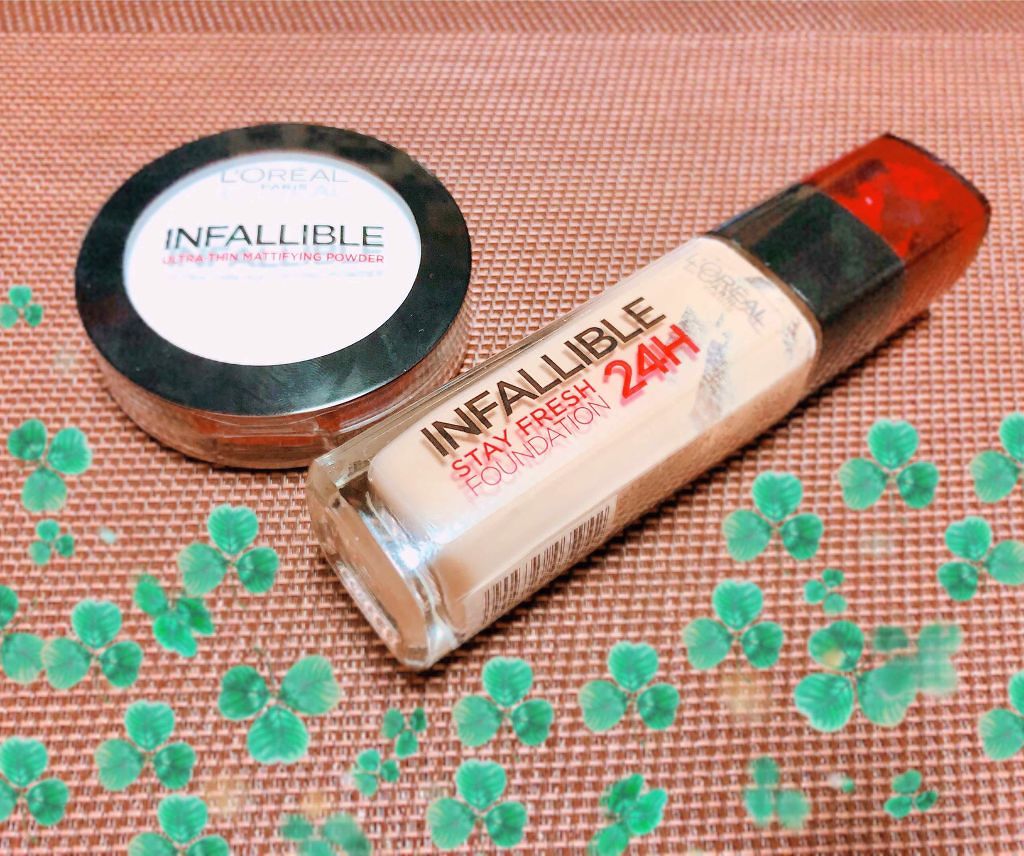 インファリブル ステイフレッシュファンデーション/ロレアル パリ/リキッドファンデーションを使ったクチコミ（1枚目）