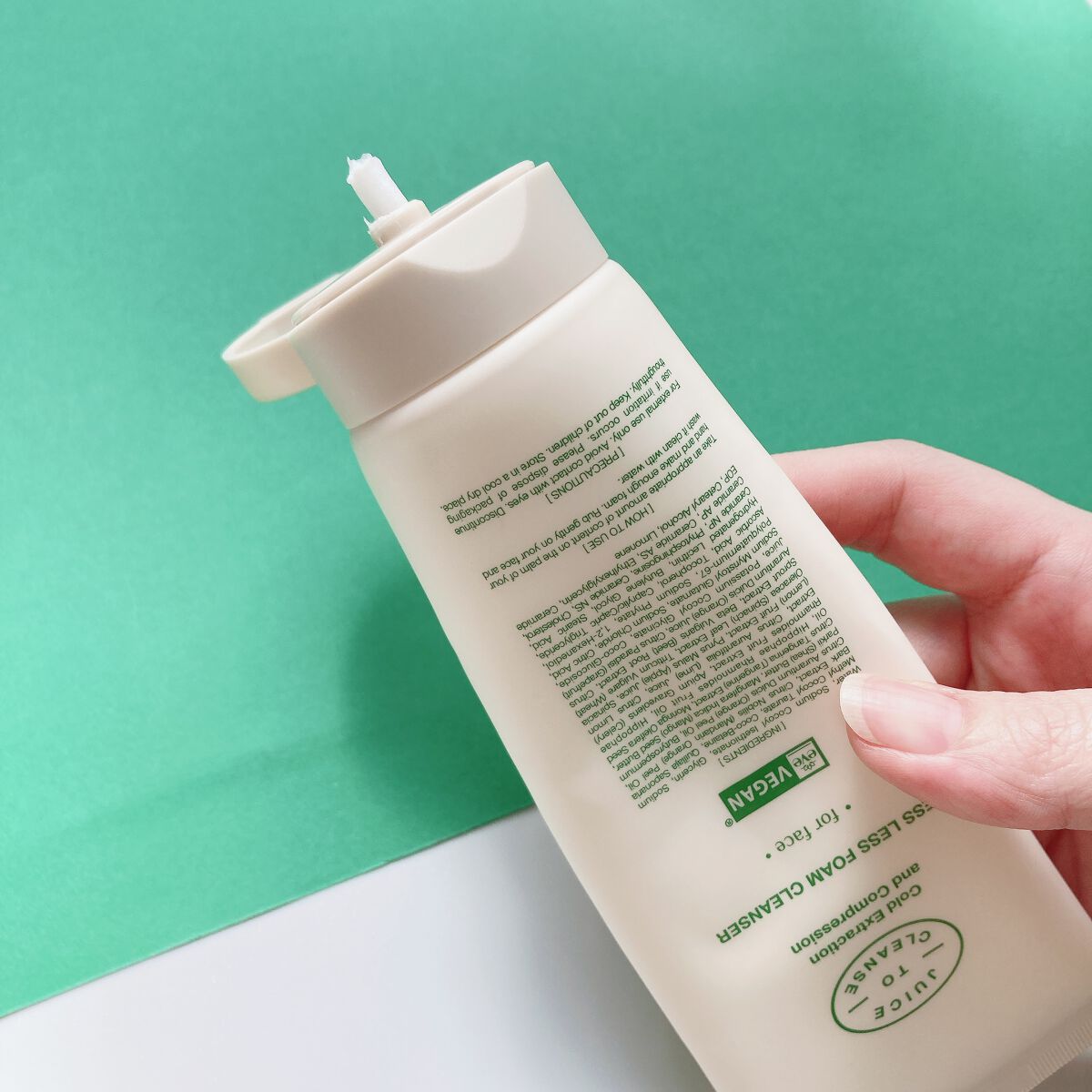 レスレスフォームクレンザー/JUICE TO CLEANSE/洗顔フォームを使ったクチコミ（2枚目）