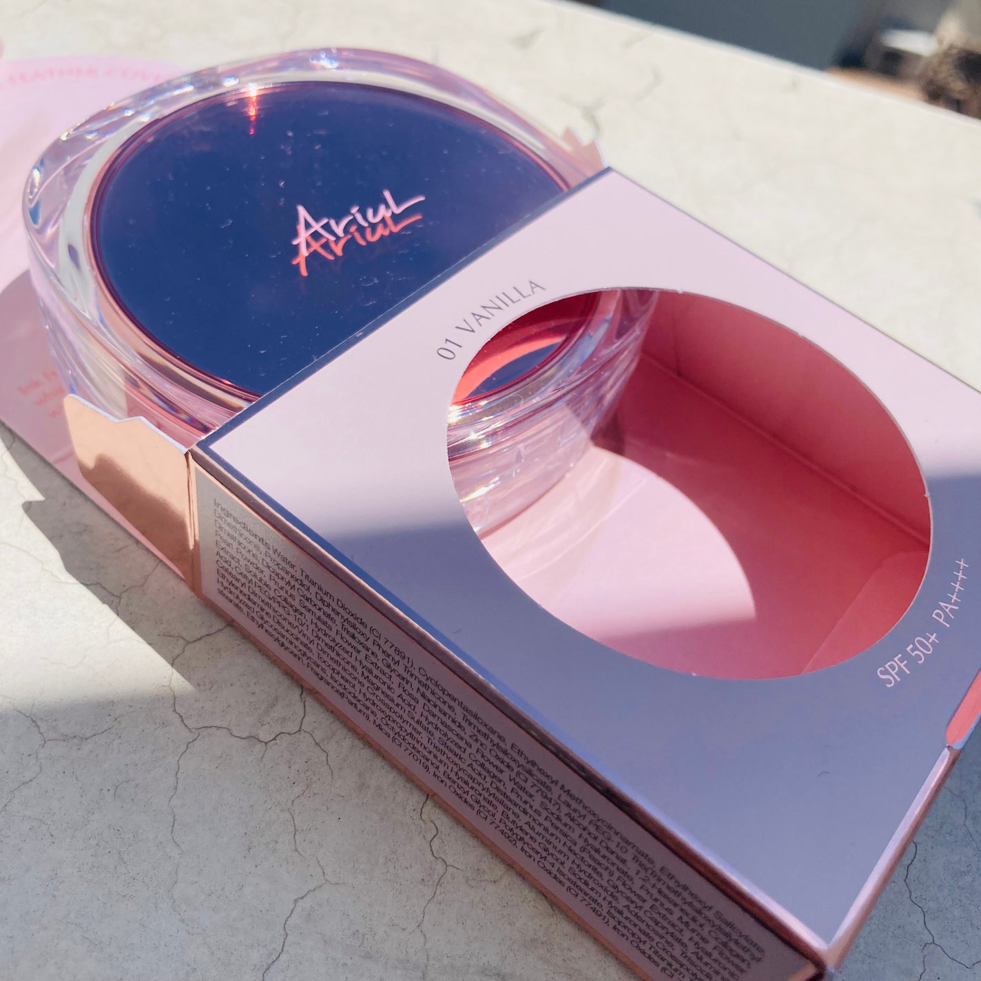 アリウル インクフェザーカバーラスティングクッション/Ariul/クッションファンデーションを使ったクチコミ(3枚目)