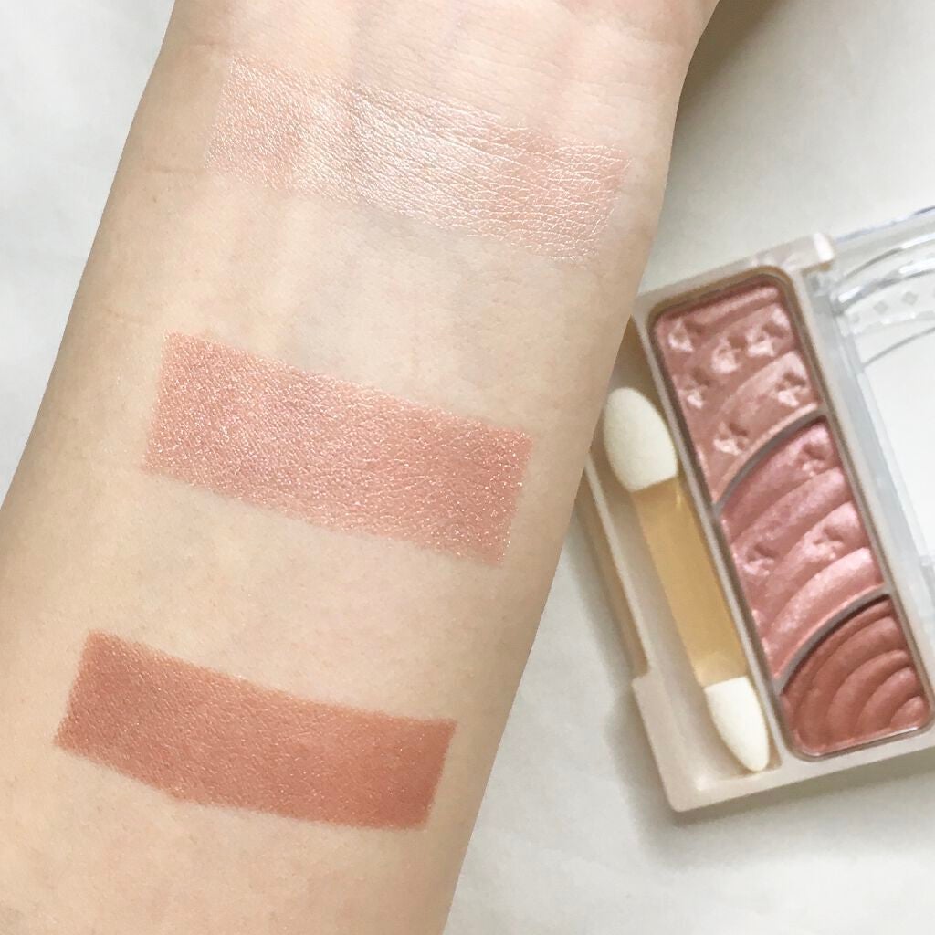 トーンアップアイシャドウ/CEZANNE/アイシャドウパレットを使ったクチコミ(2枚目)