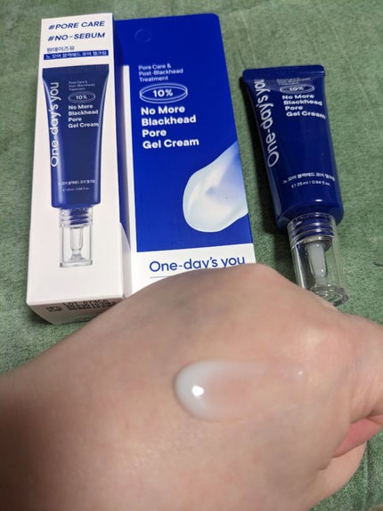 ノーモアブラックヘッド ポアジェルクリーム/One-day's you/フェイスクリームを使ったクチコミ(3枚目)