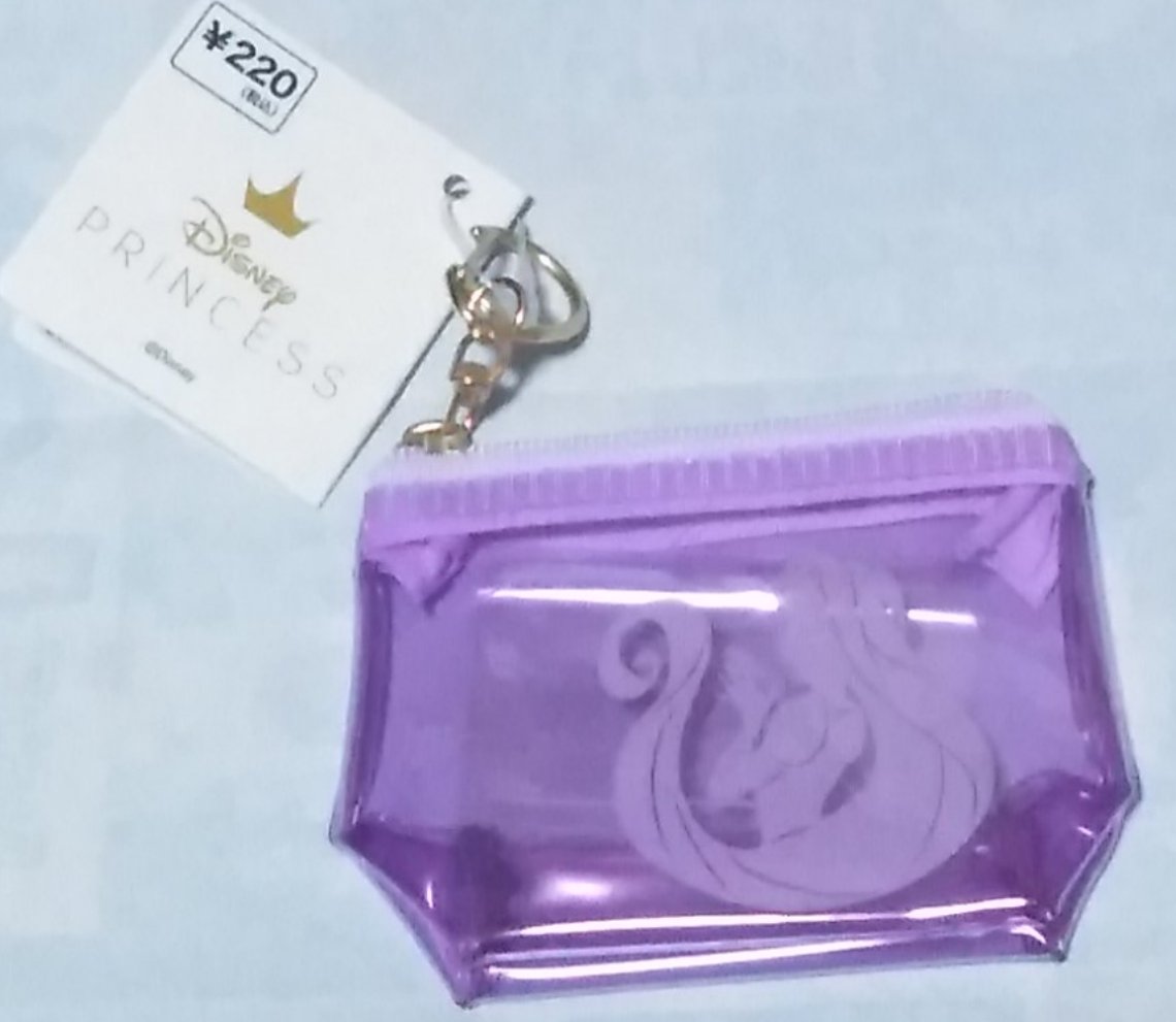 クリアミニポーチ　ラプンツェル/キャンドゥ/その他を使ったクチコミ（1枚目）