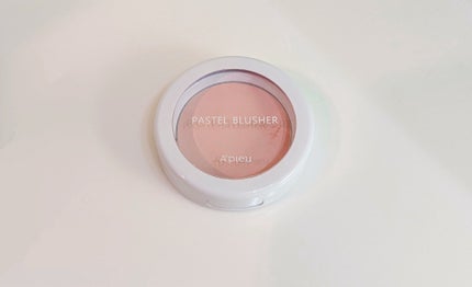 アピュー パステルブラッシャー PK07 ピンクコットン/A’pieu/パウダーチークを使ったクチコミ(1枚目)