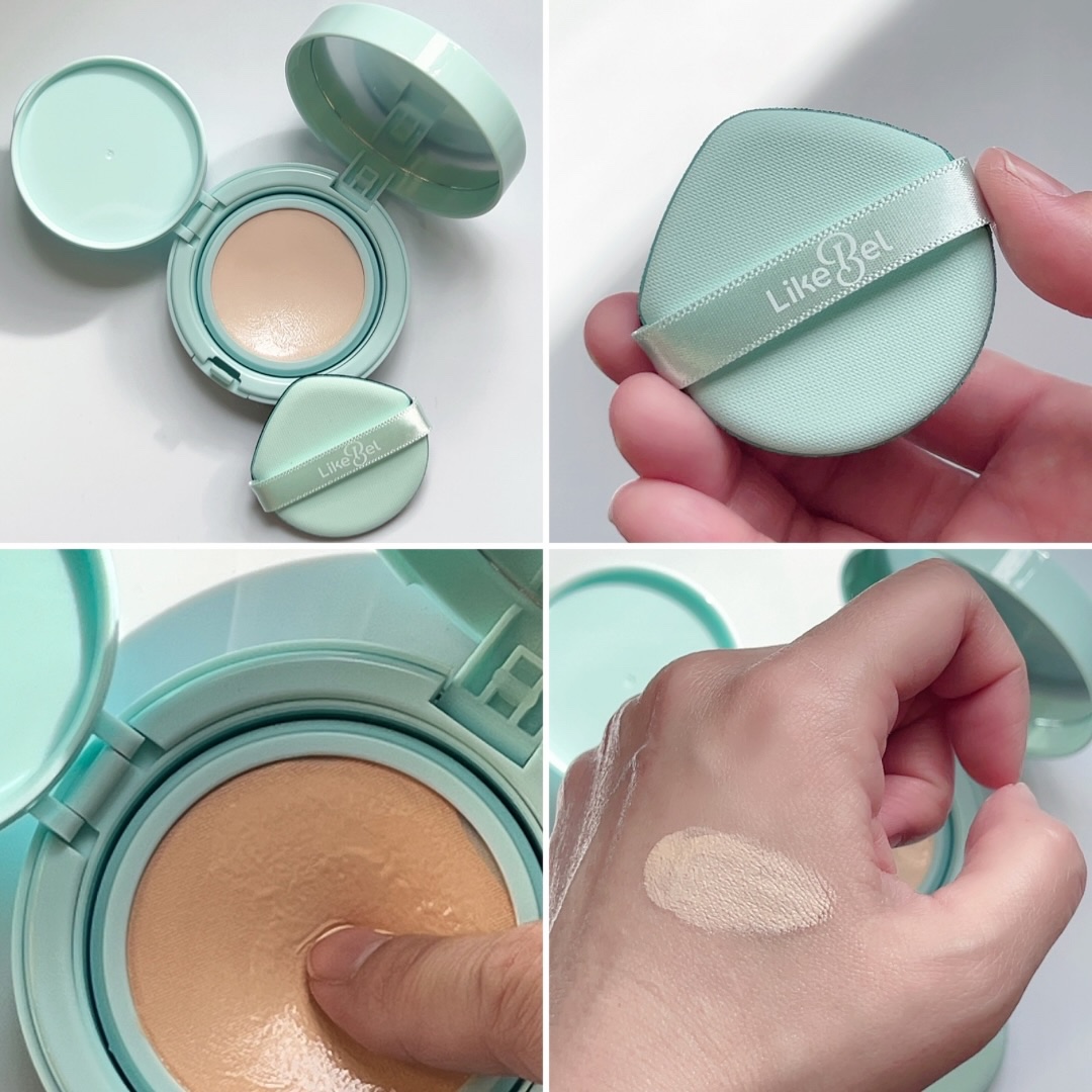 Glow me mesh cushion /Likebel/クッションファンデーションを使ったクチコミ（2枚目）