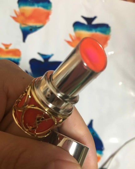 ヴォリュプテ ティントインバーム/YVES SAINT LAURENT BEAUTE/口紅を使ったクチコミ(2枚目)