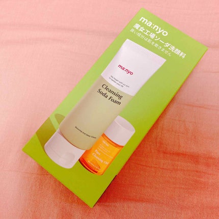 ソーダ洗顔料/manyo/洗顔フォームを使ったクチコミ(1枚目)