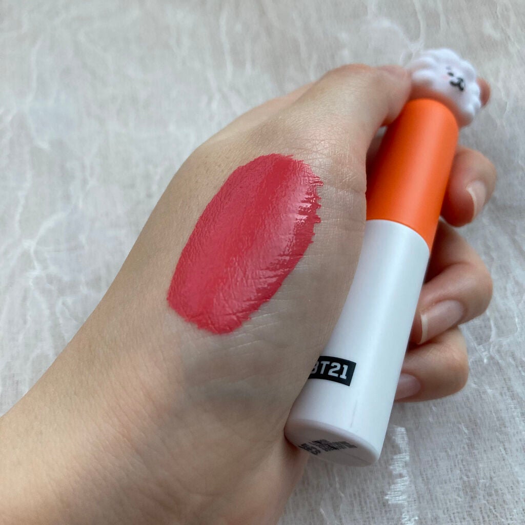 BT21 × VT Cosmetic glow lip lacquer/VT/リップグロスを使ったクチコミ(5枚目)