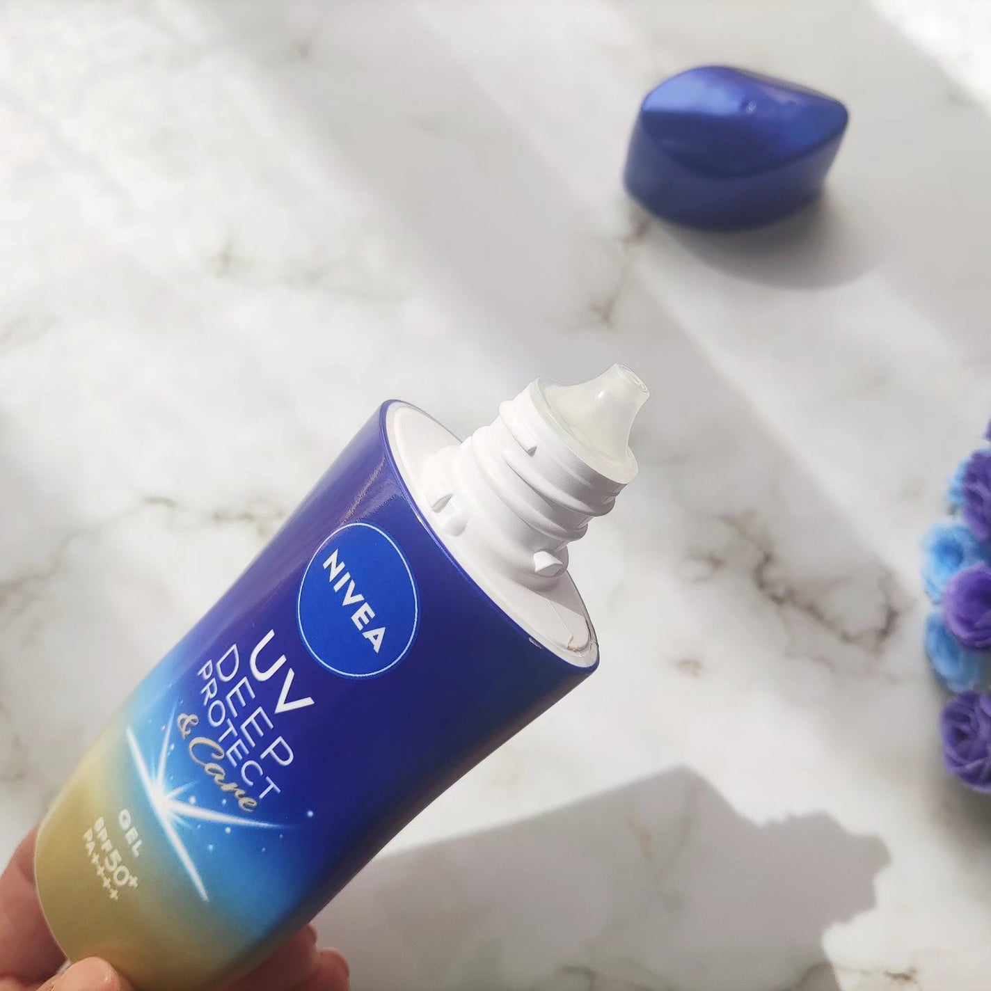 ニベアUV ディープ プロテクト&ケア ジェル/ニベア/日焼け止めジェルを使ったクチコミ(3枚目)