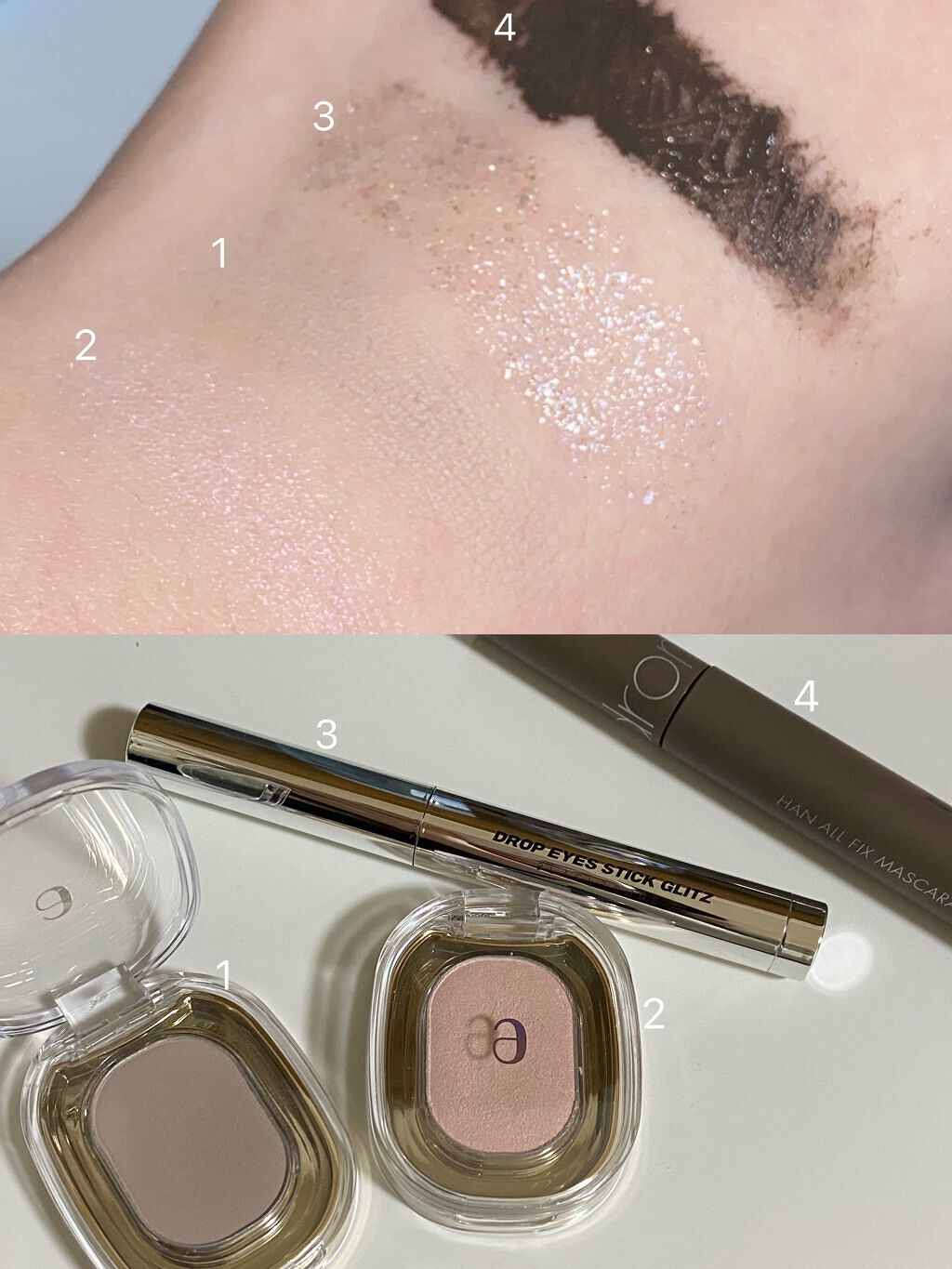 ドロップアイズスティックグリッツ/BLACK ROUGE/スティックアイシャドウを使ったクチコミ（3枚目）