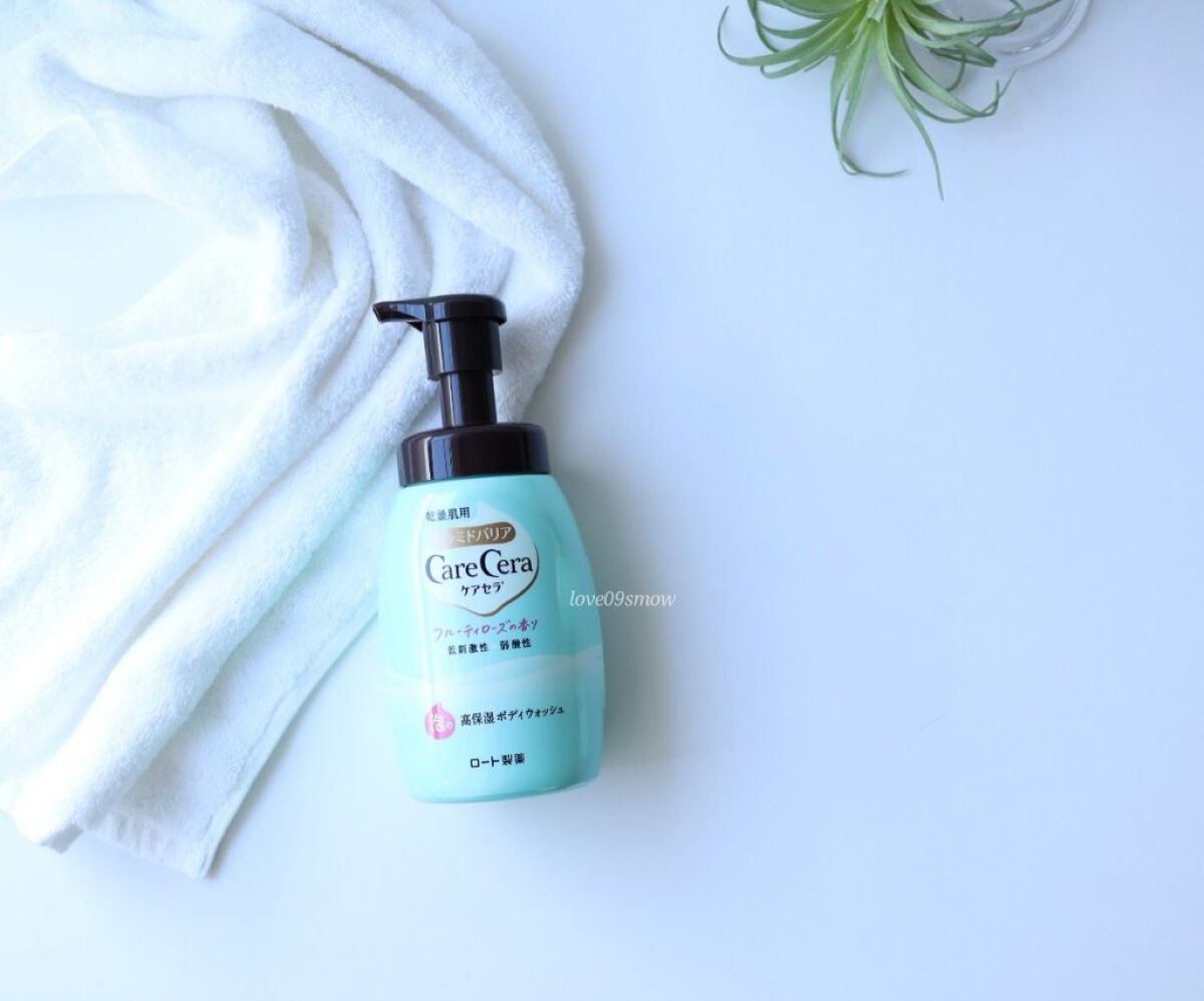 泡の高保湿ボディウォッシュ フルーティローズの香り/ケアセラ/ボディソープを使ったクチコミ（2枚目）