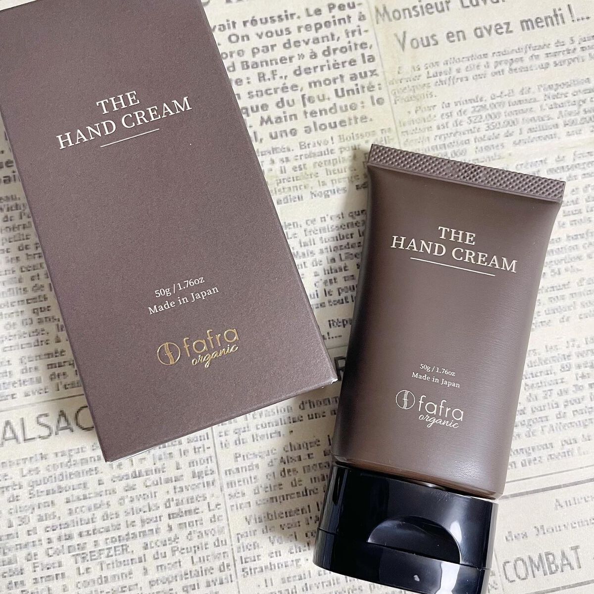 fafraオーガニック ハンドクリーム【フレッシュローズの香り】/fafra/ハンドクリームを使ったクチコミ（1枚目）