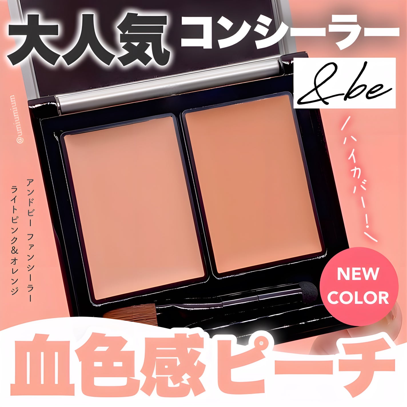 &be ファンシーラー/&be/パレットコンシーラーを使ったクチコミ(1枚目)