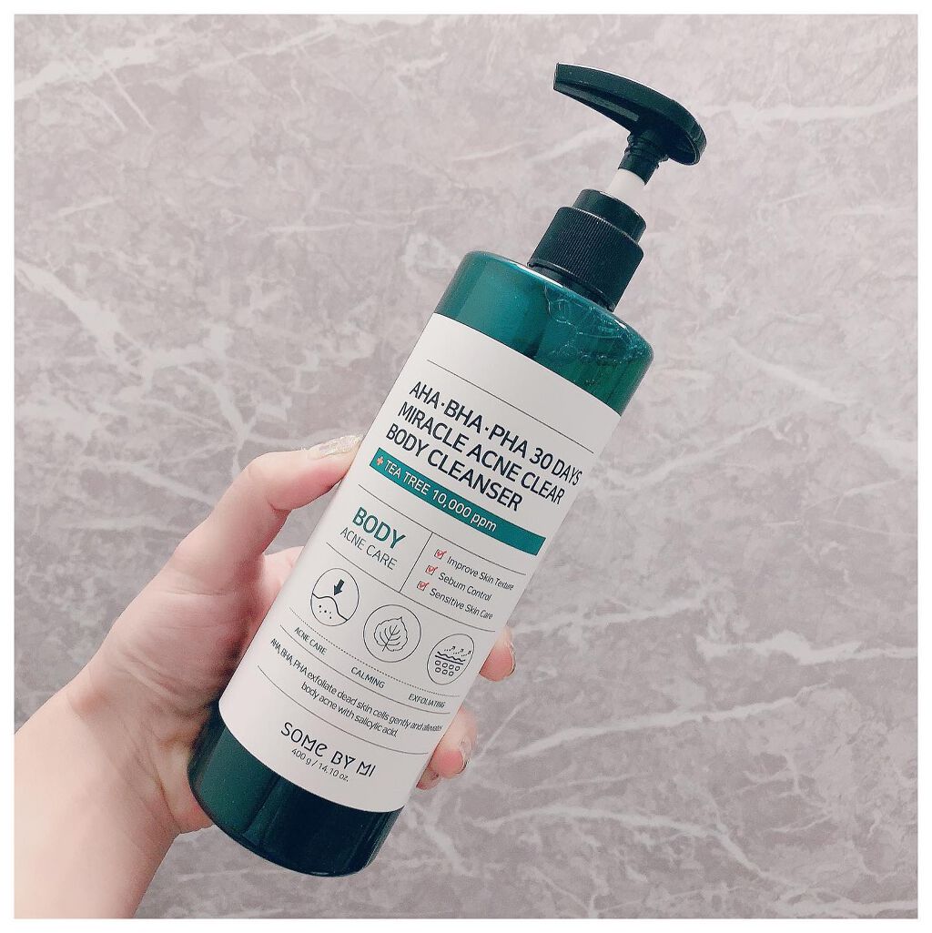 AHA·BHA·PHA 30デイズミラクルアクネボディクレンザー/SOME BY MI/ボディソープを使ったクチコミ(1枚目)
