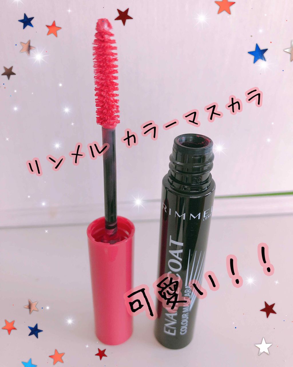 エナメルコート カラーマスカラ/リンメル ロンドン/マスカラを使ったクチコミ(1枚目)