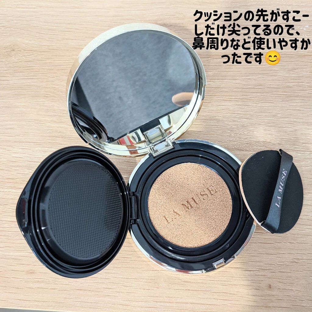 CORRECT CARE COMPLETE CC CUSHION/ラミューズ/クッションファンデーションを使ったクチコミ（2枚目）
