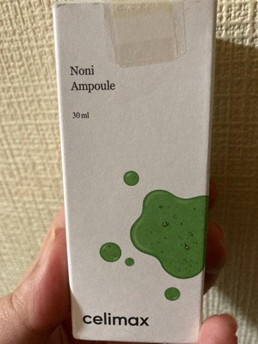 celimax Noni Ampuleのクチコミ「お店の人に勧められて購入しました。

緑色のトロミのある液体ですが、馴染みは良いです♪

ノニ.....」（1枚目）