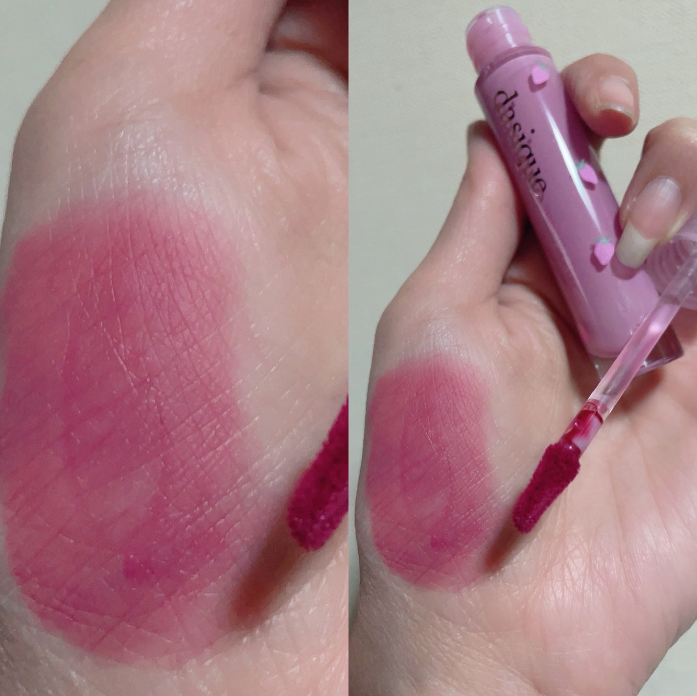 ウォーターブラーティント/dasique/リップティントを使ったクチコミ(3枚目)