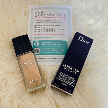 ディオールスキン フォーエヴァー フルイド グロウ/Dior/リキッドファンデーションを使ったクチコミ(1枚目)