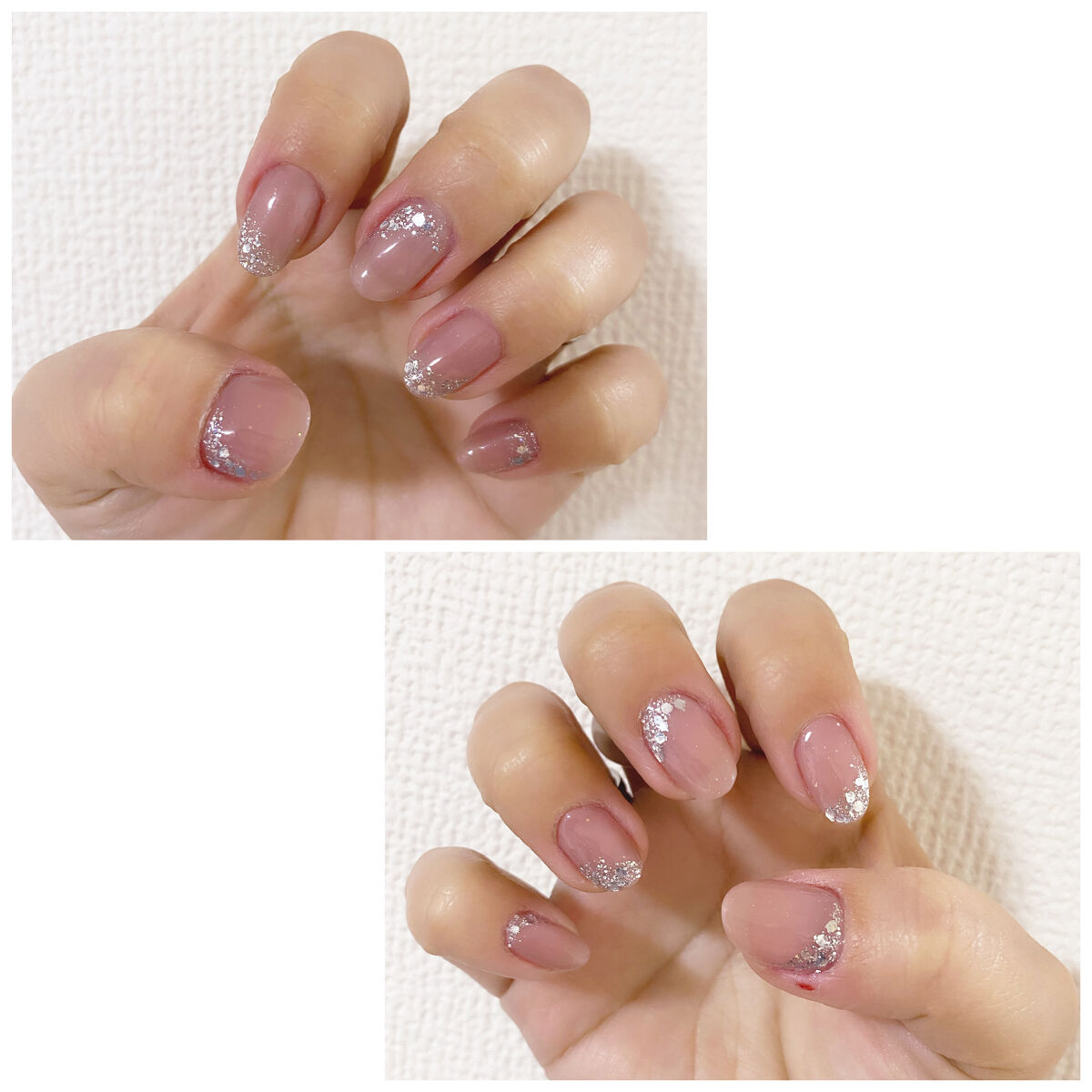 Shジェルネイル ライト対応 セリアを使った口コミ 結婚式お呼ばれされたのでキレイめに塗ってみ By ももママ 普通肌 代後半 Lips