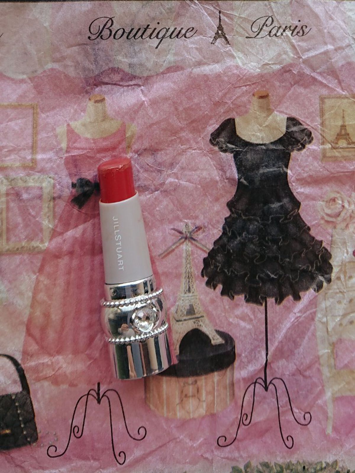 ジルスチュアート ルージュ リップブロッサム 201 baked marigold/JILL STUART/口紅を使ったクチコミ（2枚目）