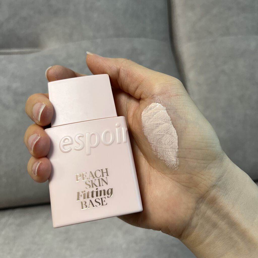 ピーチスキンフィッティングベース/espoir/化粧下地を使ったクチコミ（3枚目）