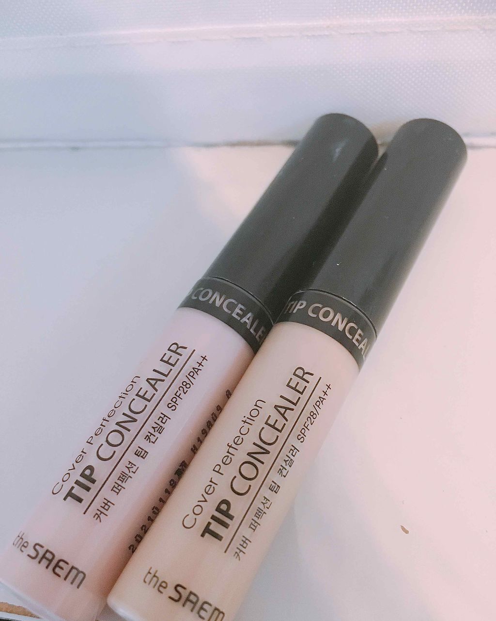 カバーパーフェクション チップコンシーラー/the SAEM/リキッドコンシーラーを使ったクチコミ(1枚目)