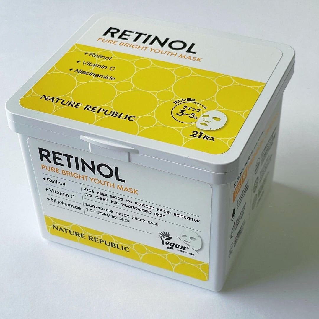 キューブマスク レチノール/ネイチャーリパブリック/シートマスク・パックを使ったクチコミ(3枚目)