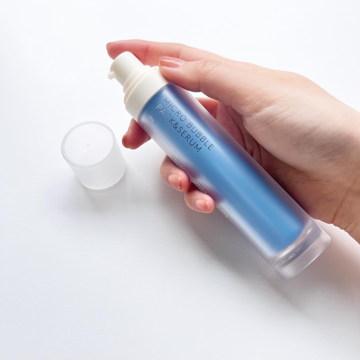 マイクロバブルパック＆セラム/Macchia Label/美容液を使ったクチコミ（2枚目）