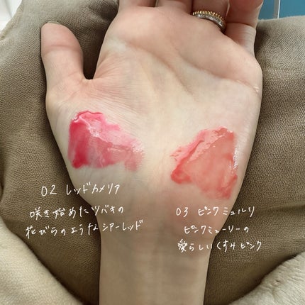 ナチュラルブルームリップオイルセラム 3色セット/PINATE/リップグロスを使ったクチコミ(2枚目)