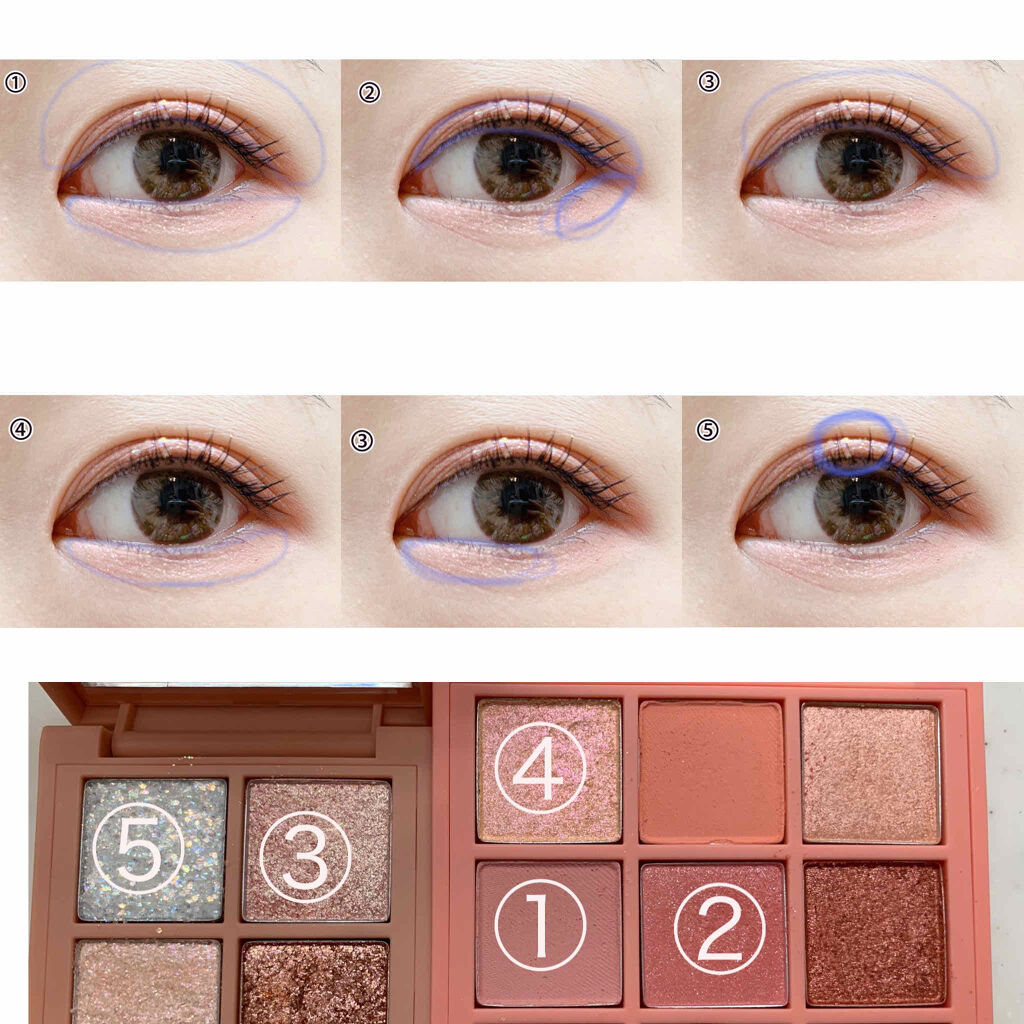 3CE ミニ マルチアイカラーパレット/3CE/アイシャドウパレットを使ったクチコミ（3枚目）