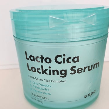 unpa Lacto Cica Locking Cerumのクチコミ「お気に入りのパッド🩵

これ使うとめちゃくちゃ肌ぷやぷやになります..」（1枚目）