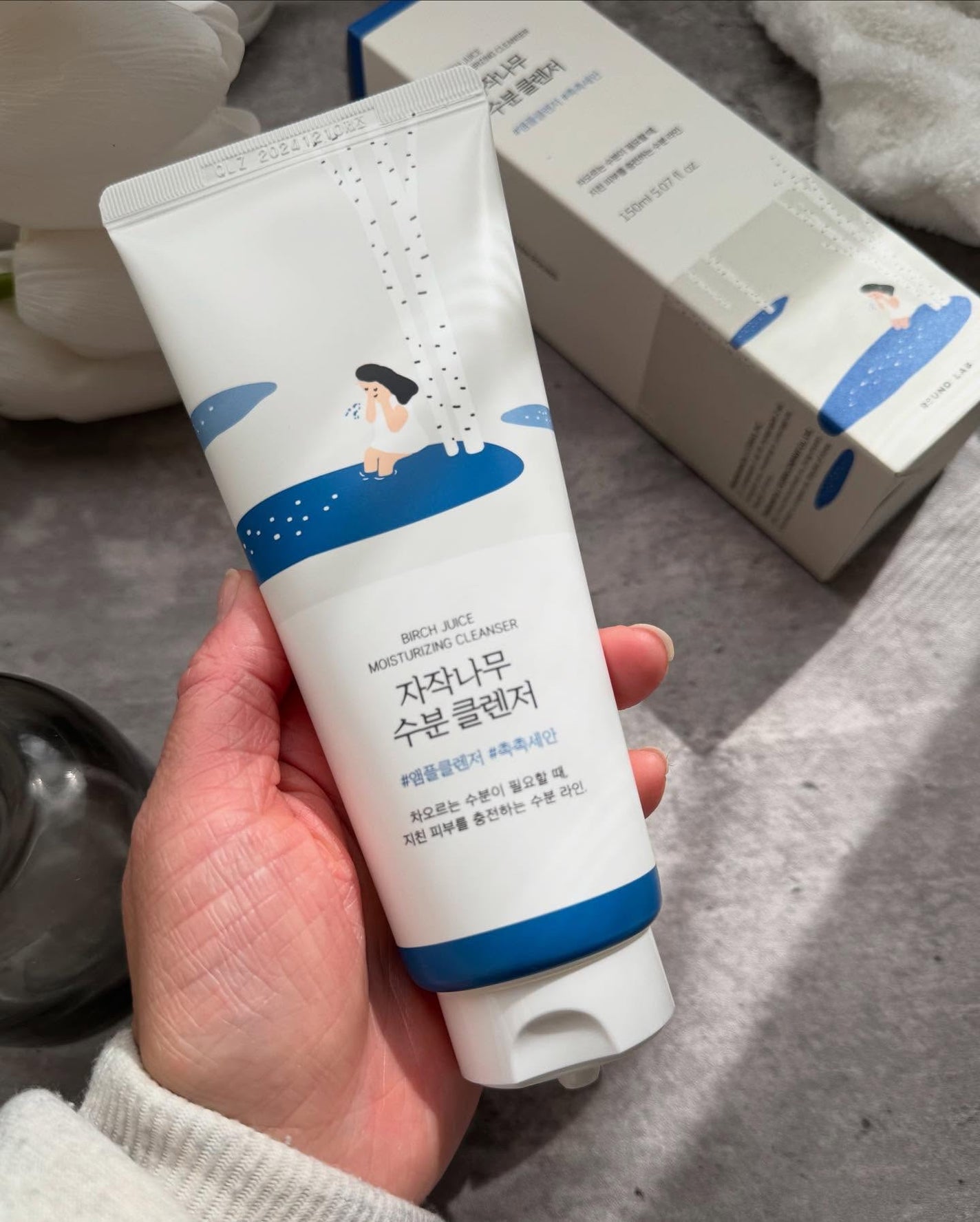 白樺クレンザー/ROUND LAB/洗顔フォームを使ったクチコミ(2枚目)