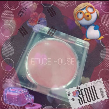 🙋こちらは頂きもののETUDE HOUSE♡可愛すぎる♡

💁韓国感を忘れずに様々なものを展開してるETUDE HOUSEは連日女の子でたくさんで見るたび驚きます(｡☬０☬｡)

☑️硬めなジェルみたい