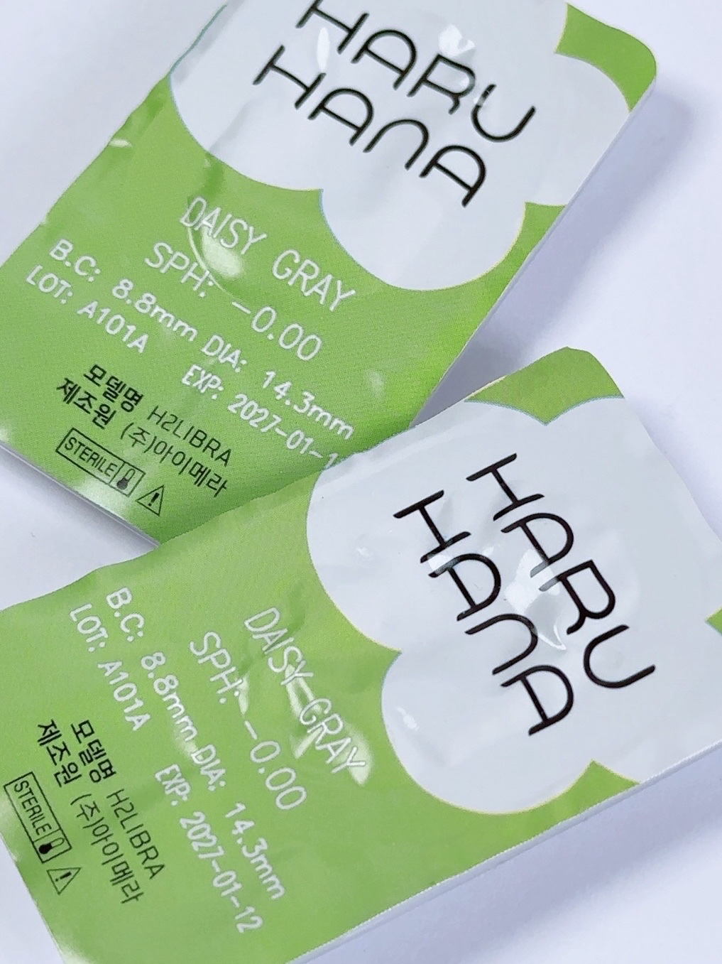 Haruhana Daisy Gray/otr/カラーコンタクトレンズを使ったクチコミ（3枚目）