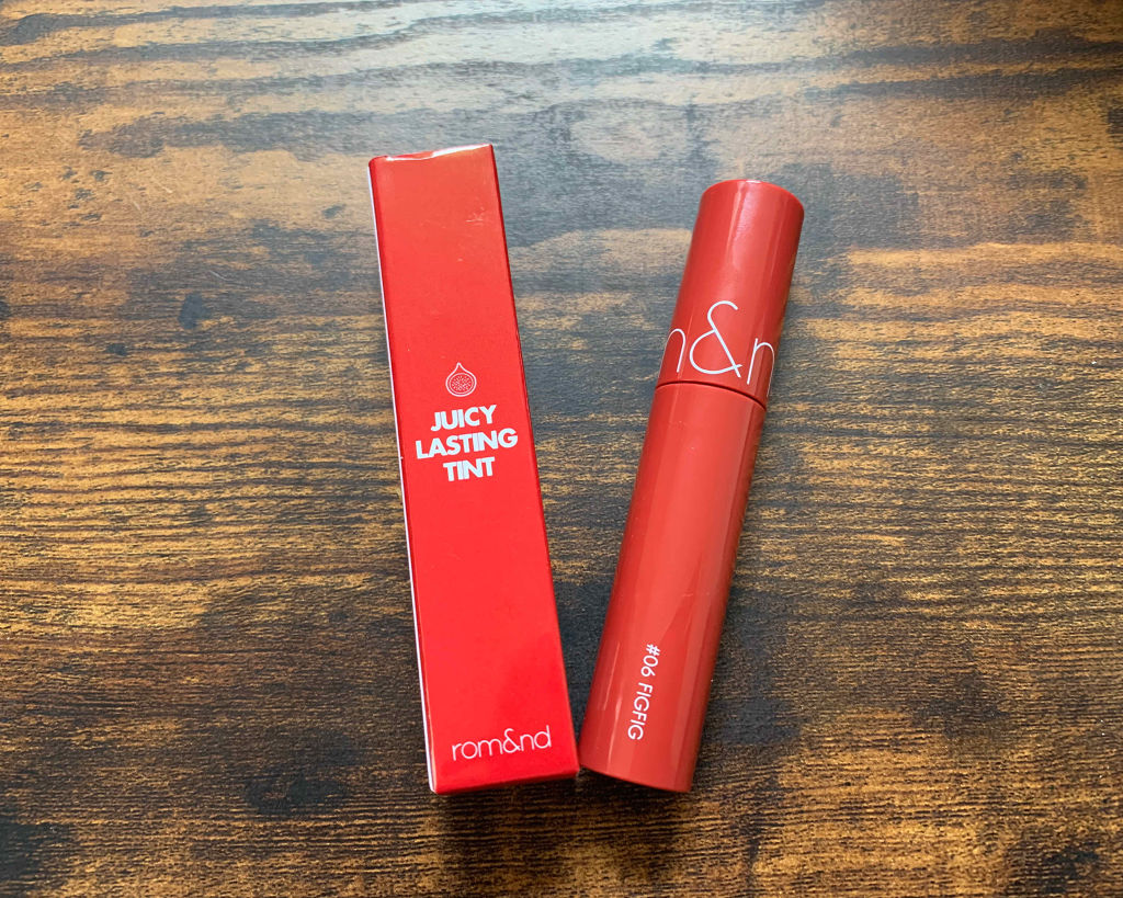 ジューシーラスティングティント/rom&nd/リップティントを使ったクチコミ（1枚目）