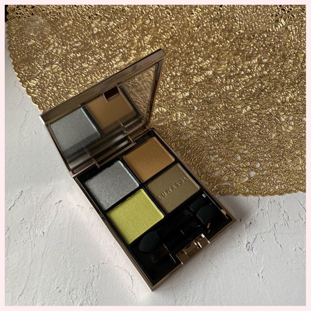 アイカラーレーション EX13 Modern Attitude（限定発売）/LUNASOL/アイシャドウパレットを使ったクチコミ（2枚目）
