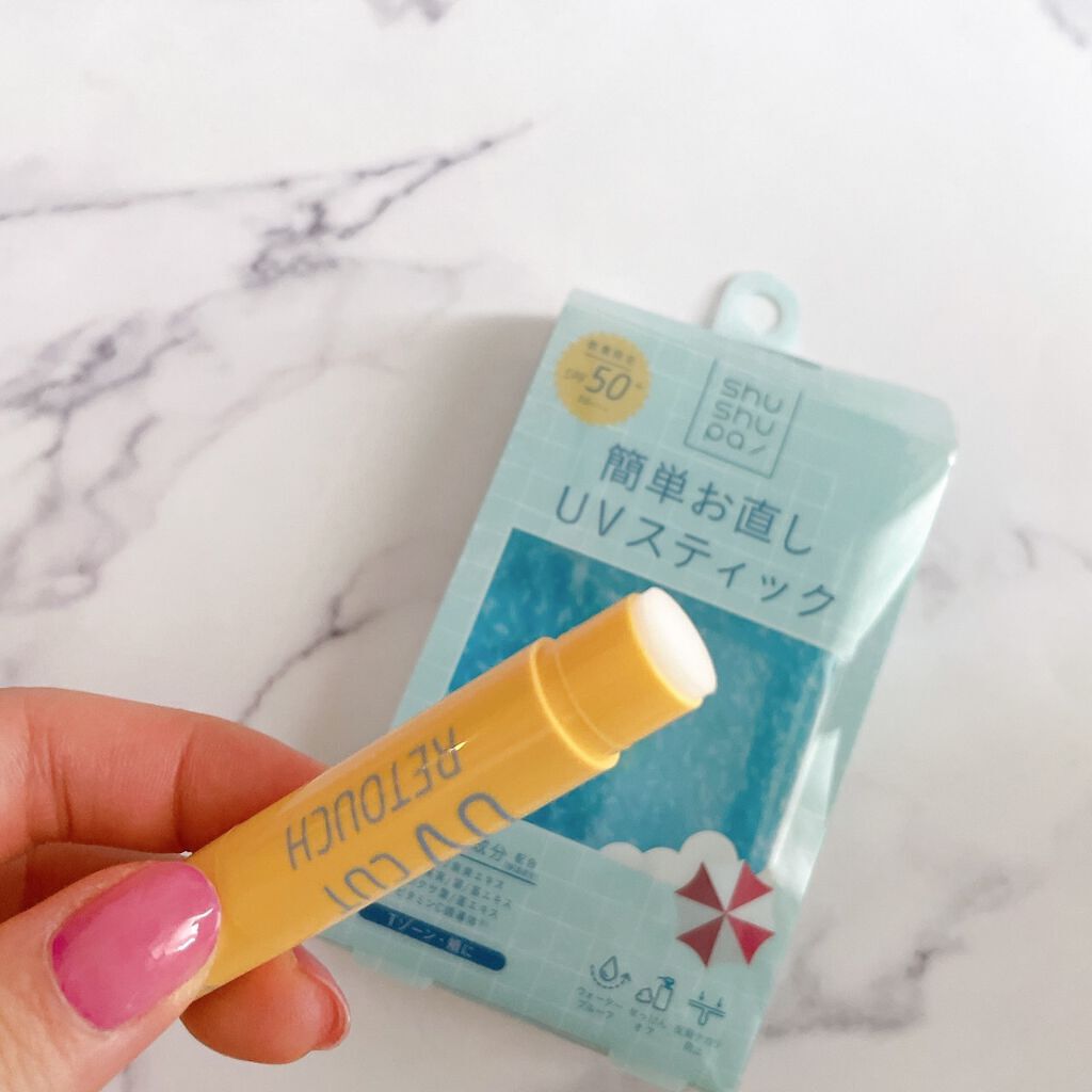 UVカット&リタッチスティック /shushupa!/日焼け止めスティックを使ったクチコミ(1枚目)