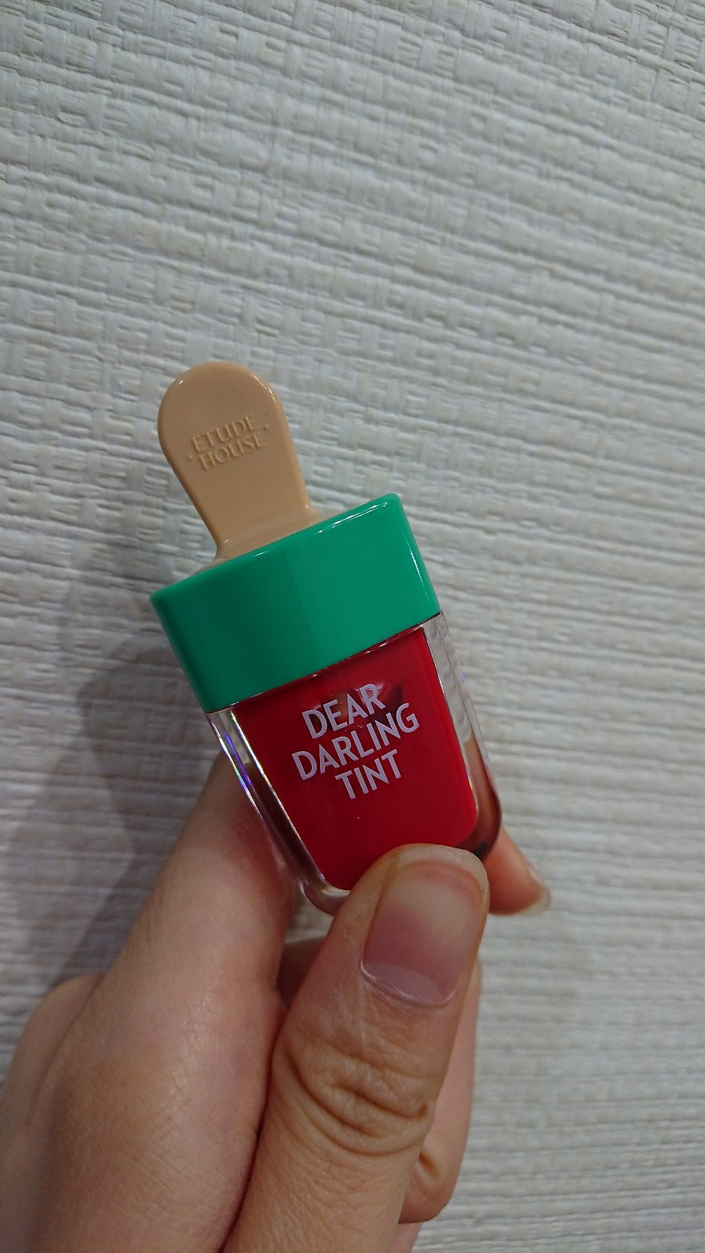 ディアダーリン ウォータージェルティント (アイスティント)/ETUDE/口紅を使ったクチコミ(1枚目)