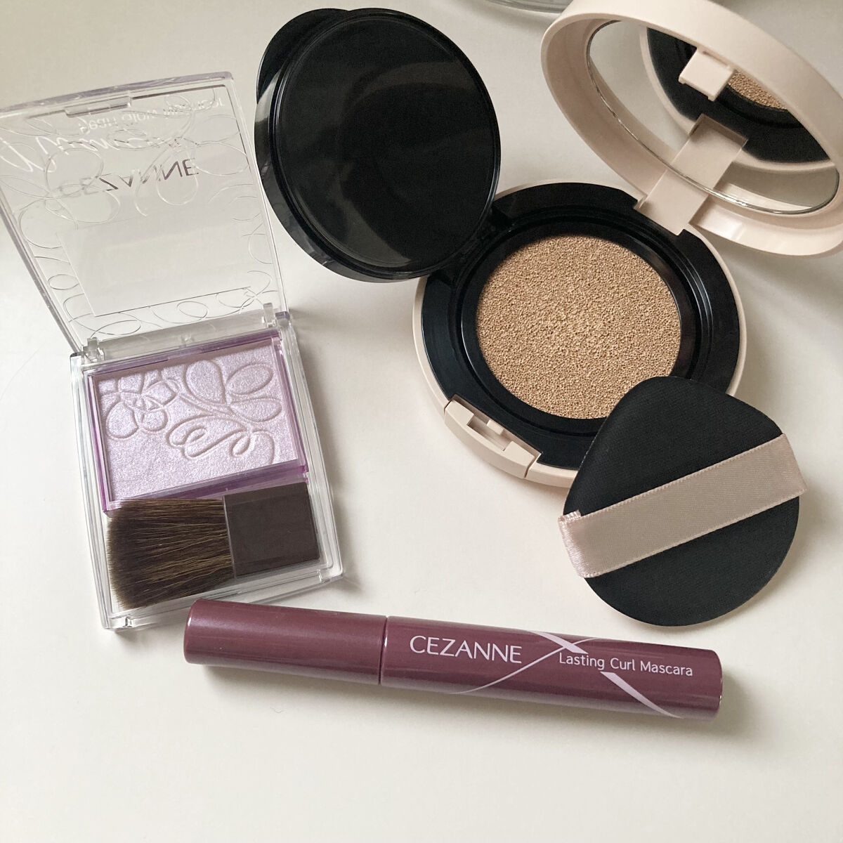 パールグロウニュアンサー/CEZANNE/パウダーハイライトを使ったクチコミ（1枚目）