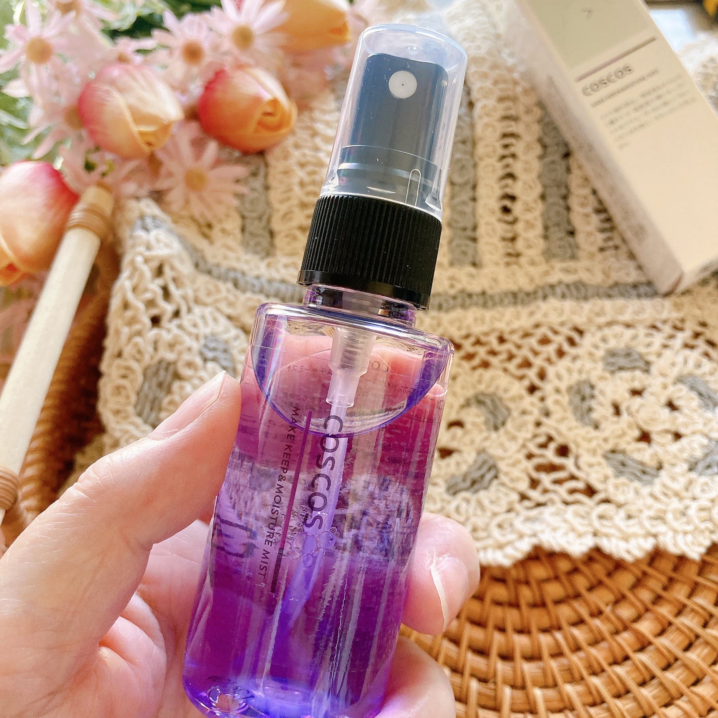 メイクキープ&モイスチャーミスト/COSCOS/フィックスミストを使ったクチコミ(1枚目)