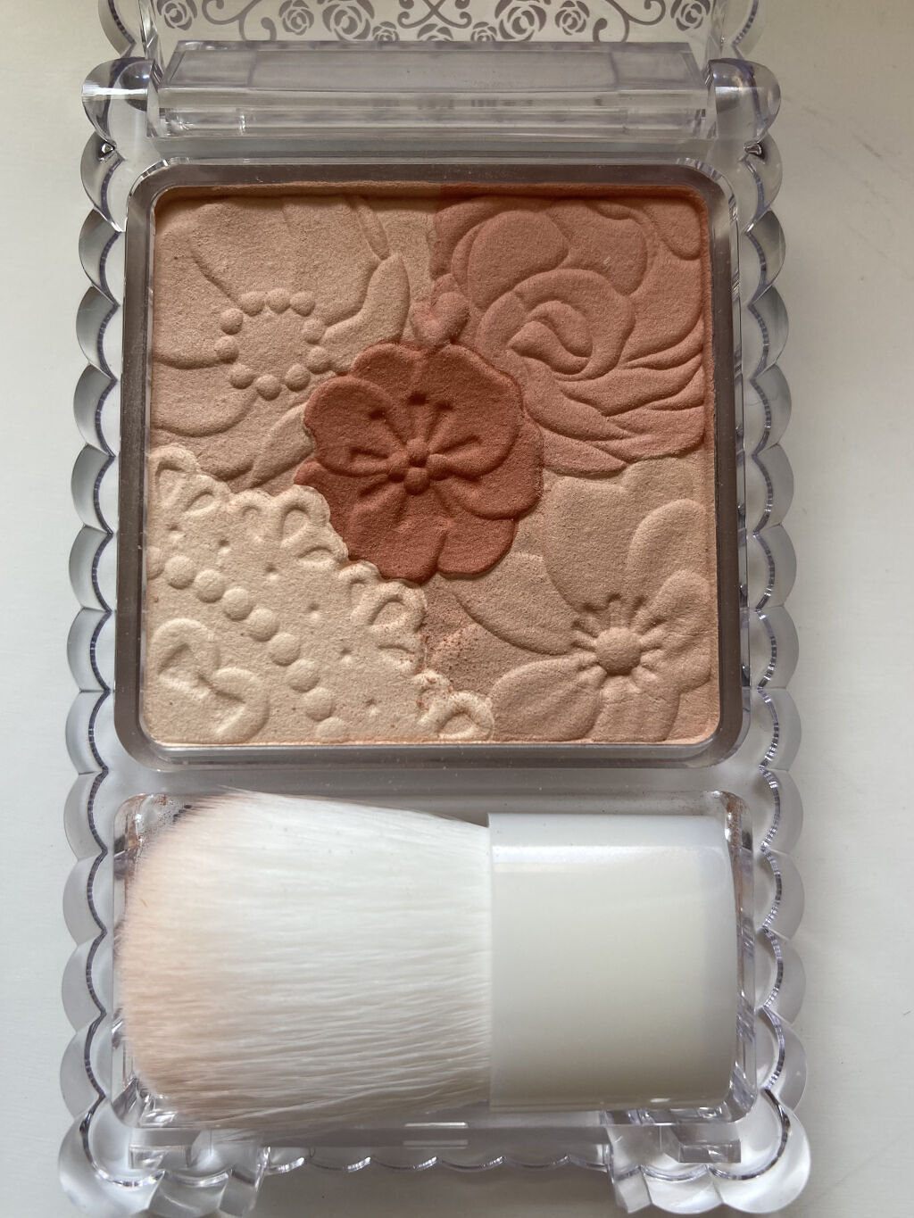 マットフルールチークス 05 マットパンプキン/キャンメイク/パウダーチークを使ったクチコミ（2枚目）