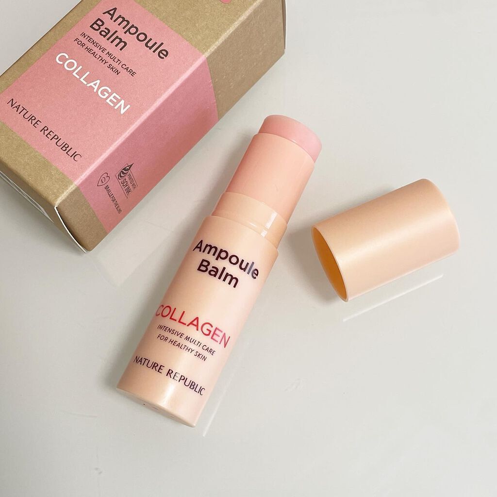 スティック美容液(レモン)/ネイチャーリパブリック/フェイスバームを使ったクチコミ(4枚目)